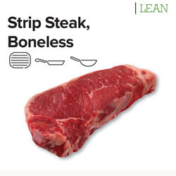 strip steak, boneless